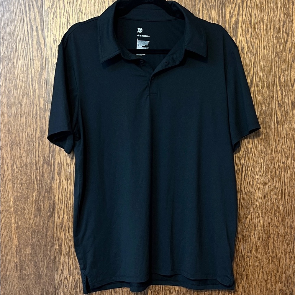 •ALL IN MOTION• Black polo